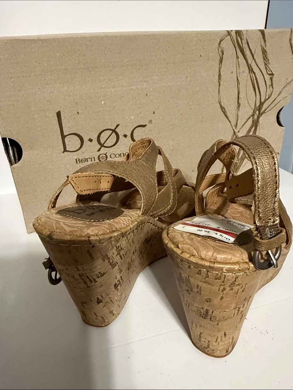 b.o.c. strappy leather